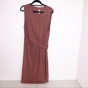 Anthropologie Mauve Sleeveless Dress